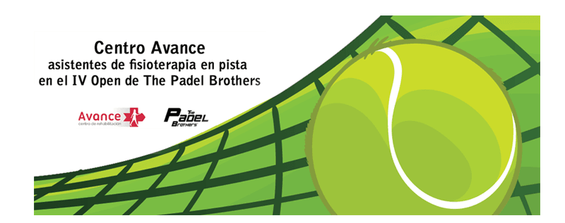 Asistentes de fisioterapia en pista en el 'IV Open The Padel Brothers'